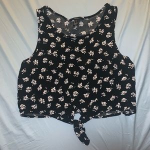 Floral crop top